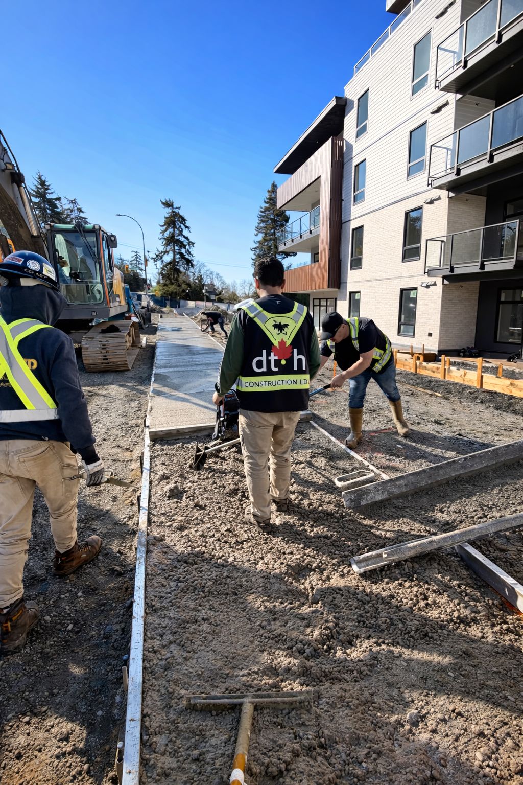 Civil concrete and infrastructure work